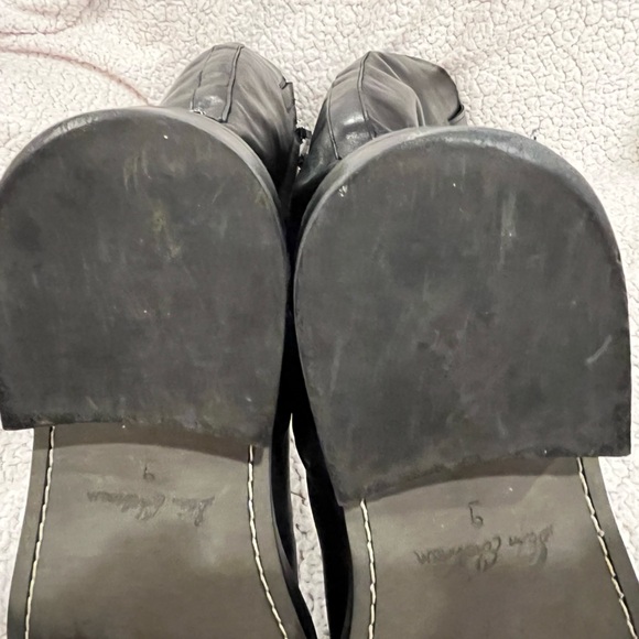 Sam Edelman Black Leather Fable Roding Boots Size 9 - Picture 3 of 5